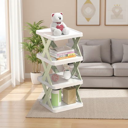 4 LAYER SHOES STAND, SHOE TOWER RACK SUIT FOR SMALL SPACES
