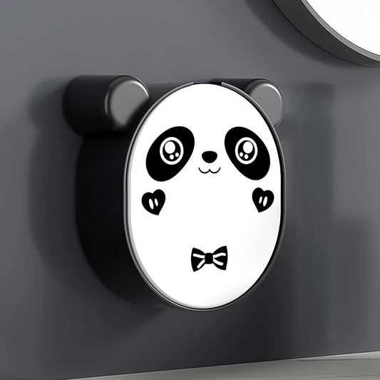 Plastic Cute Panda Soap Box – Wall Mounted Flip-Top Drain Soap Case (1 Pc)